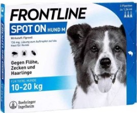 Fontline gegen Flöhe für mittelgroße Hunde