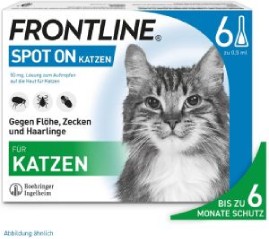 Fontline für Katzen - zur Behandlung von Flöhen